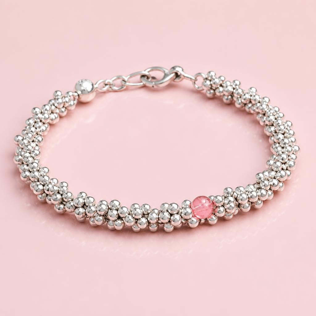Sample Silver Cluster Bracelet